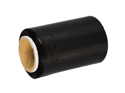 Stretch film χειρός mini roll μαύρο 100mm x 150m